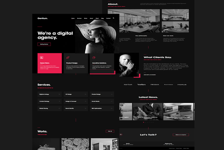 I will design PSD web template or PSD website