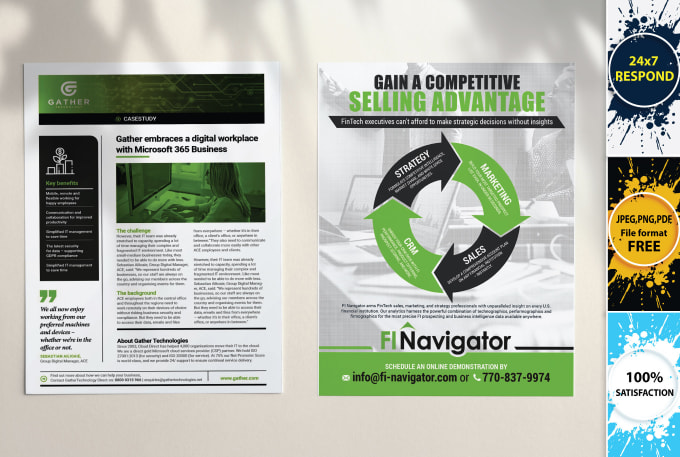 I will design flyer, poster or postcard