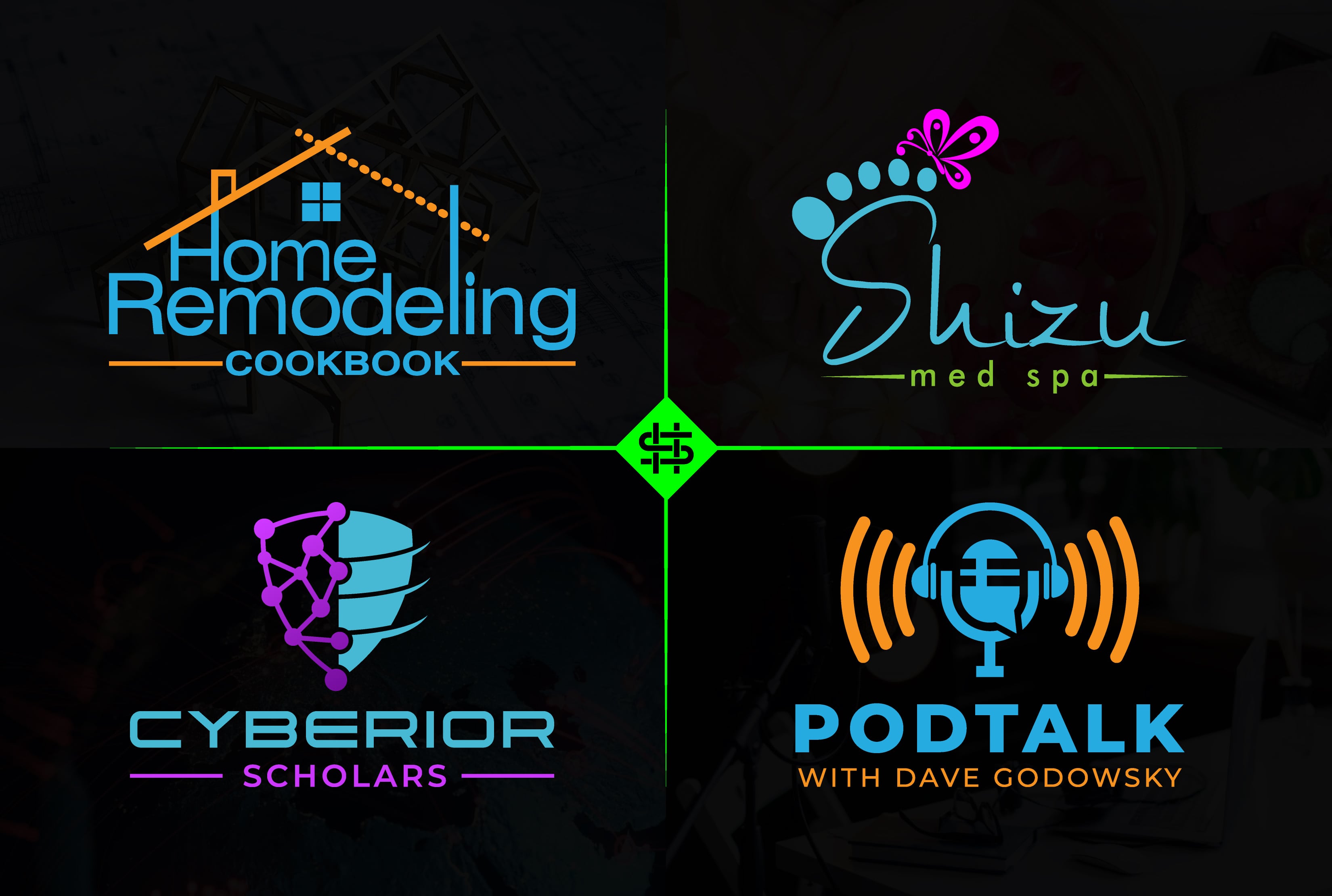 I will design professional modern minimalist business logo for your brand