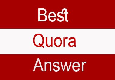 Unique 5 High Quality Quora Answer With Your Keyword & URL 