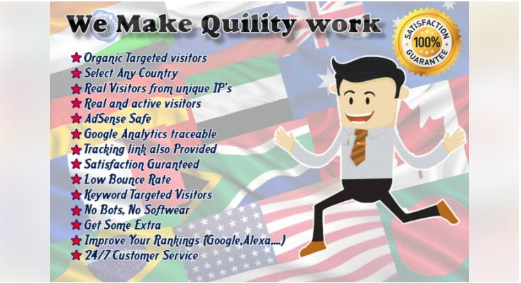 I Will Drive 100,000+ Real Organic Targeted Web Traff...