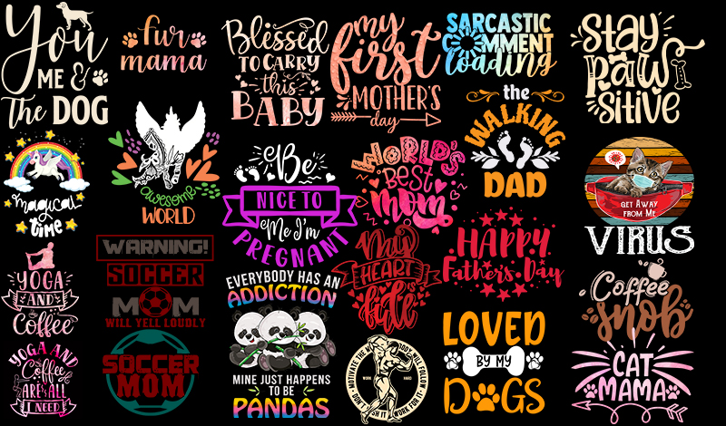 i will deliver 55k editable t shirt for all pod platform such as merch by amazon etc