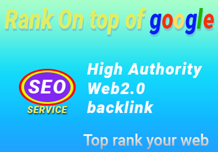 I will build web 2.0 High-authority Manually Backlinks