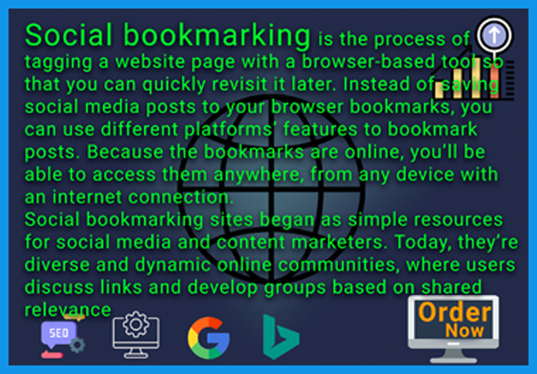 Social Bookmarking assistance, High-authority Manually Backlinks