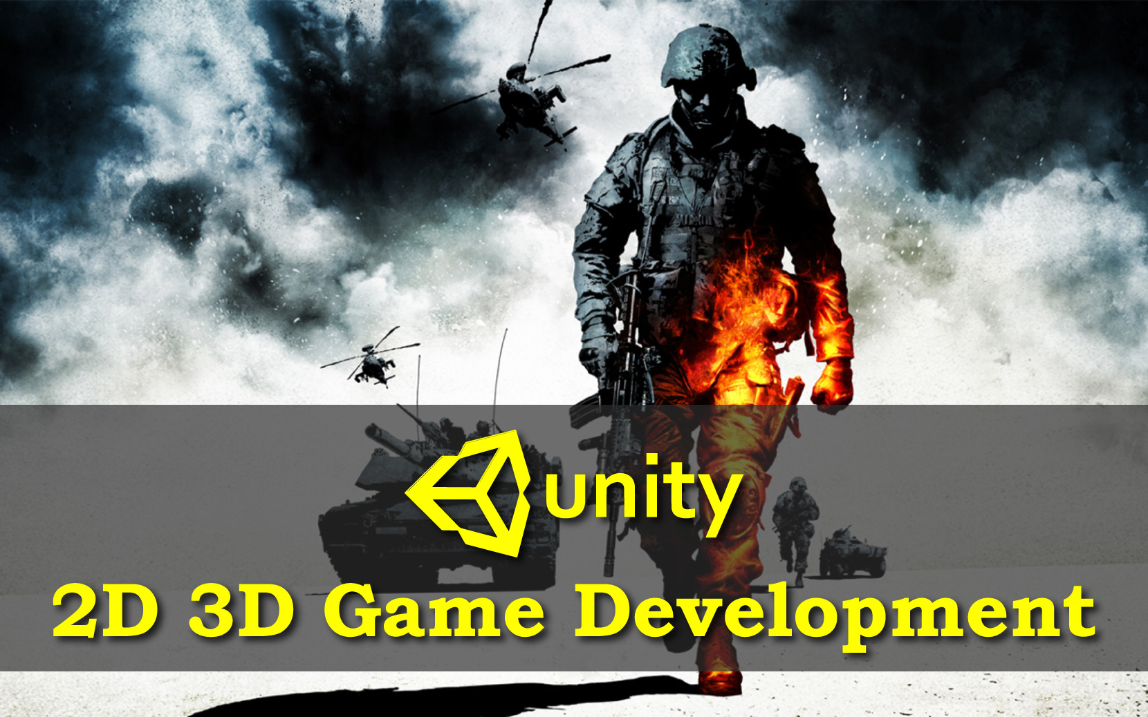 Develop and design 2d and 3d games in unity
