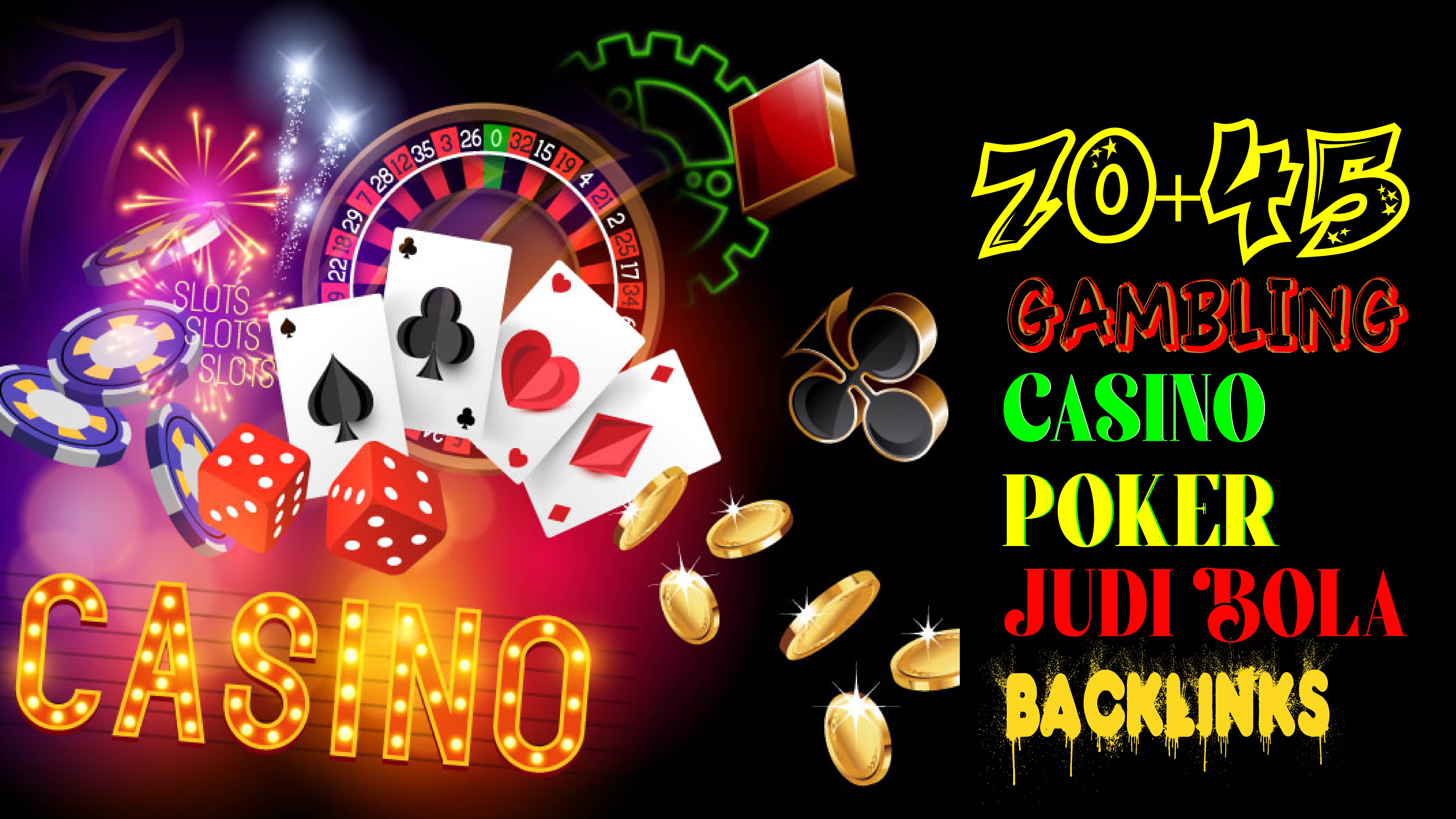 Casino/Poker/judi 70+45 Powerful PBN Backlinks with extremely high Tf Cf Da Pa 