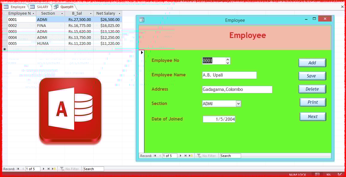 I will do any job on microsoft access databases