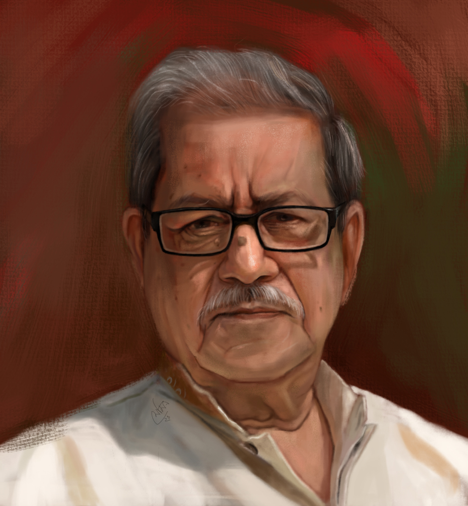 digital portrait painting artist