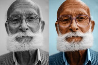 I will restore damaged images, repair old images