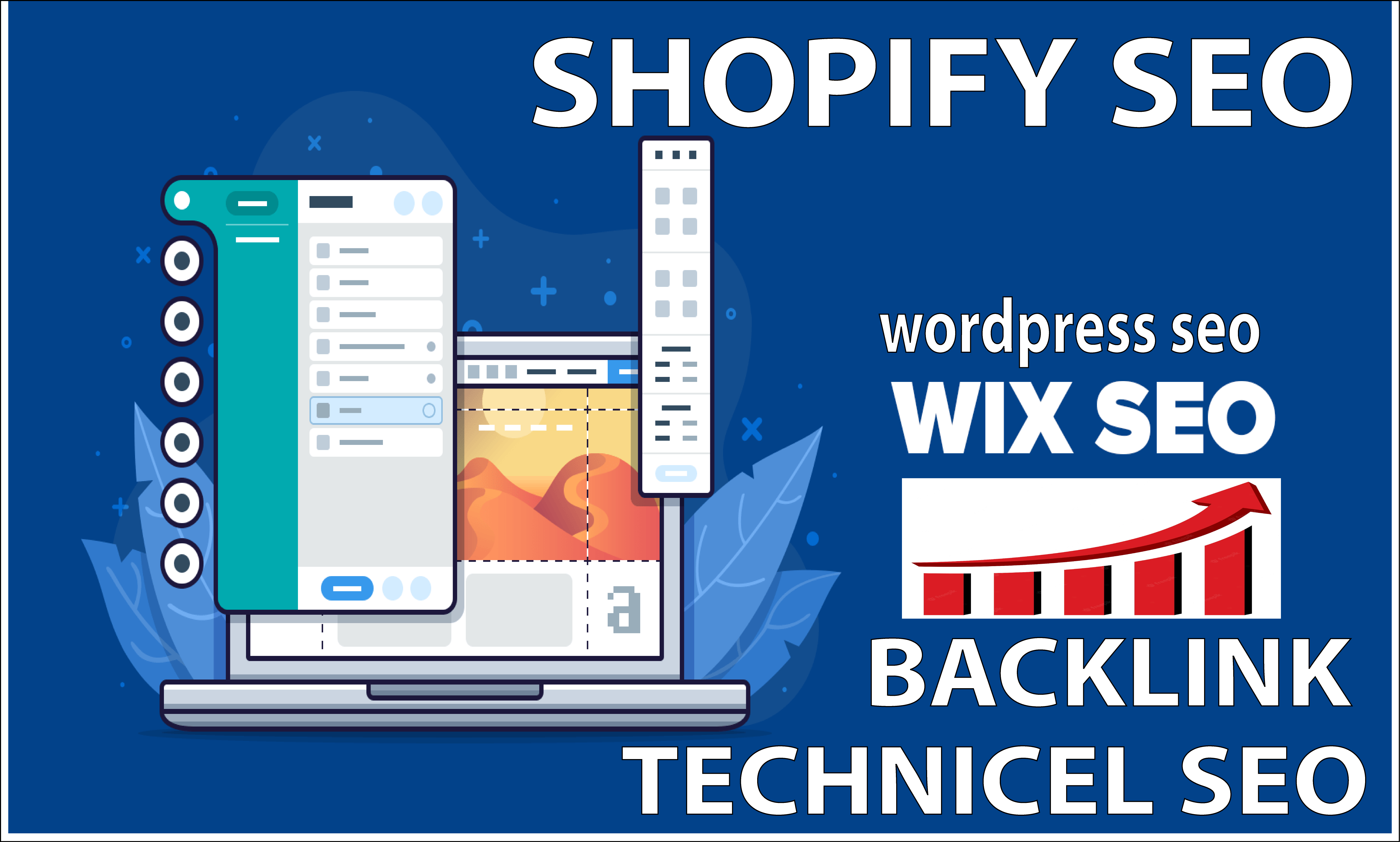 On page SEO for WordPress, Shopify, WIX Website