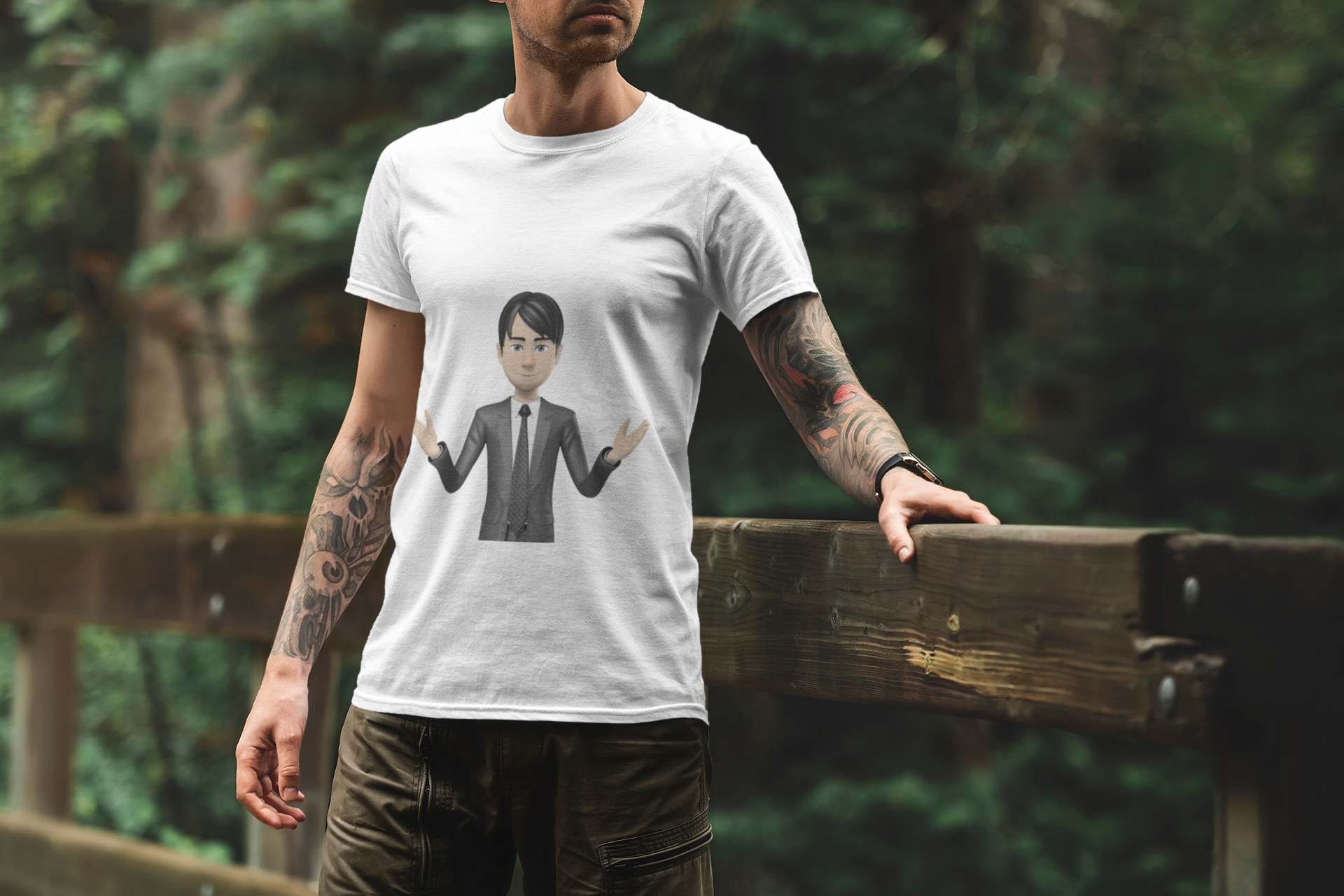 Custom graphic design for T-shirt 