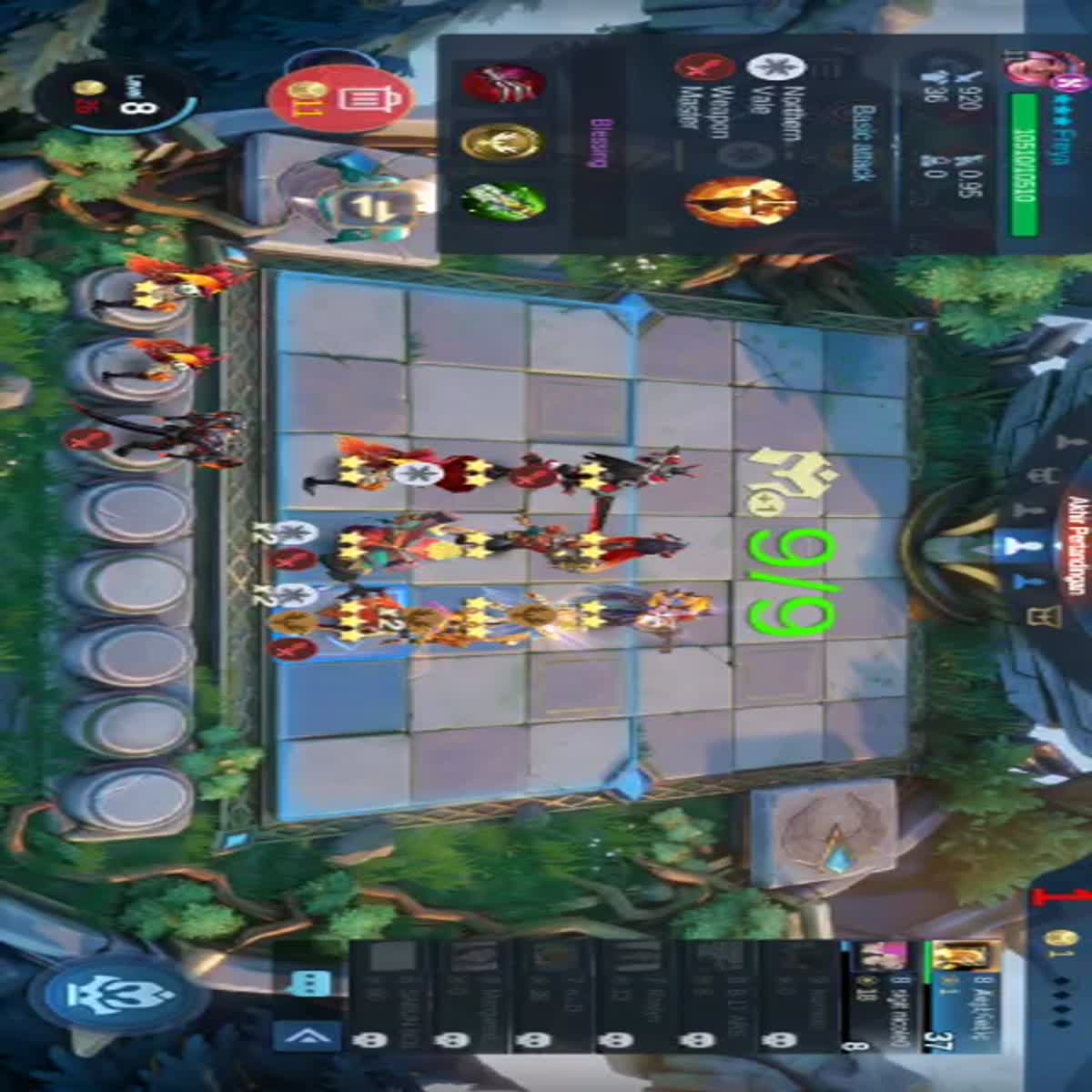 Mobile Legend Chess Gameplay. Great Synergy againts A...