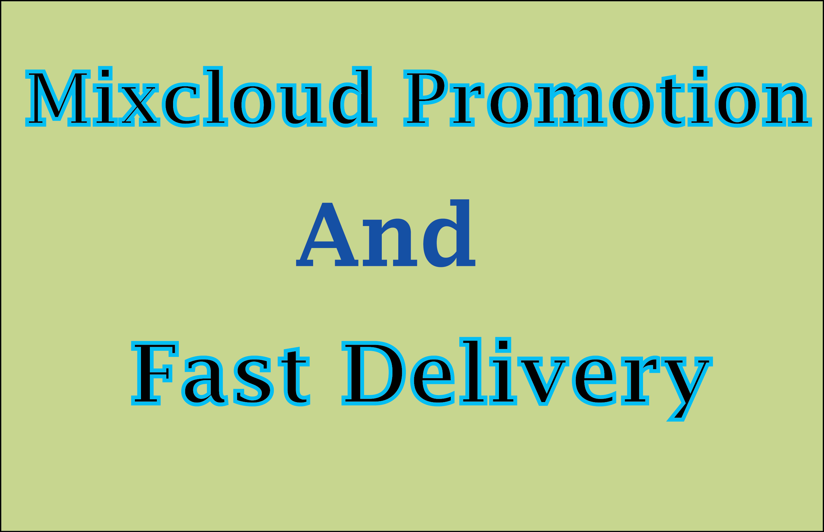 I will give you the original mixcloud promotion.