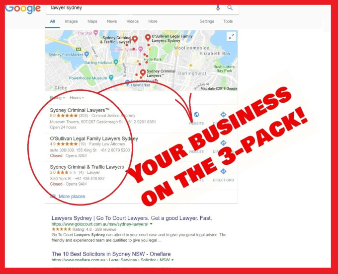 I will do local SEO citation, google my business, maps directory listing