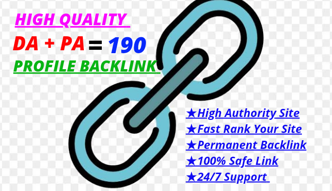 I Will Do 190 High Quality Profile Backlink For Your ...