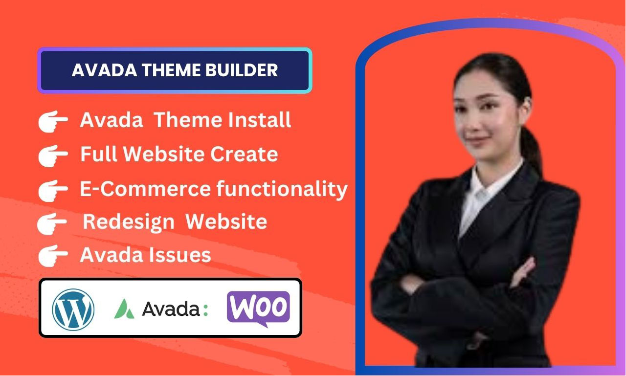 Redesign Wordpress website with avada builder, avada theme