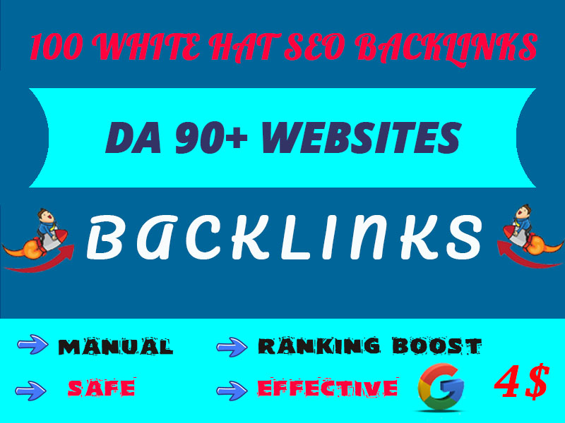 100 white hat SEO backlinks to get google top ranking