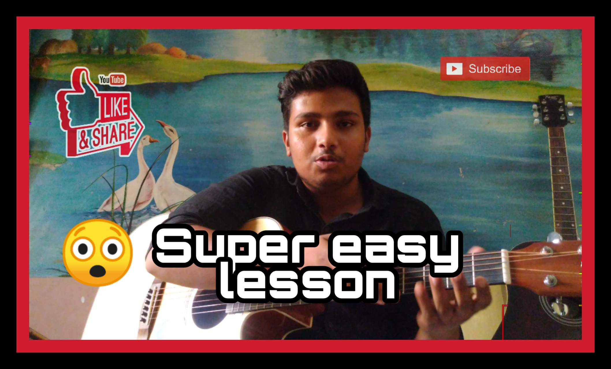 Beginners guitar lesson very easy to learn guitar in ...