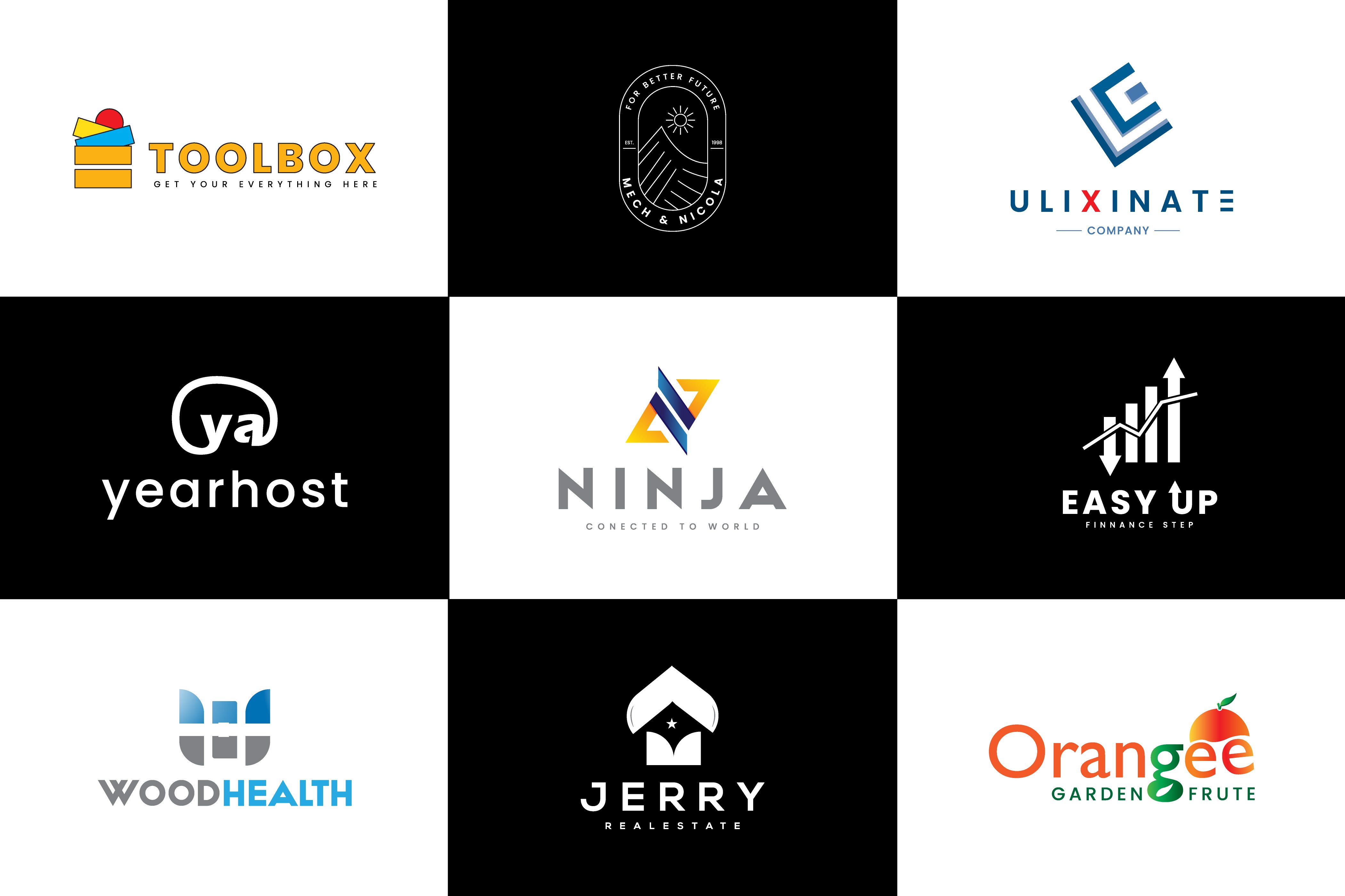 I will design attention corporate startup premium minimalist logo in 24 hours