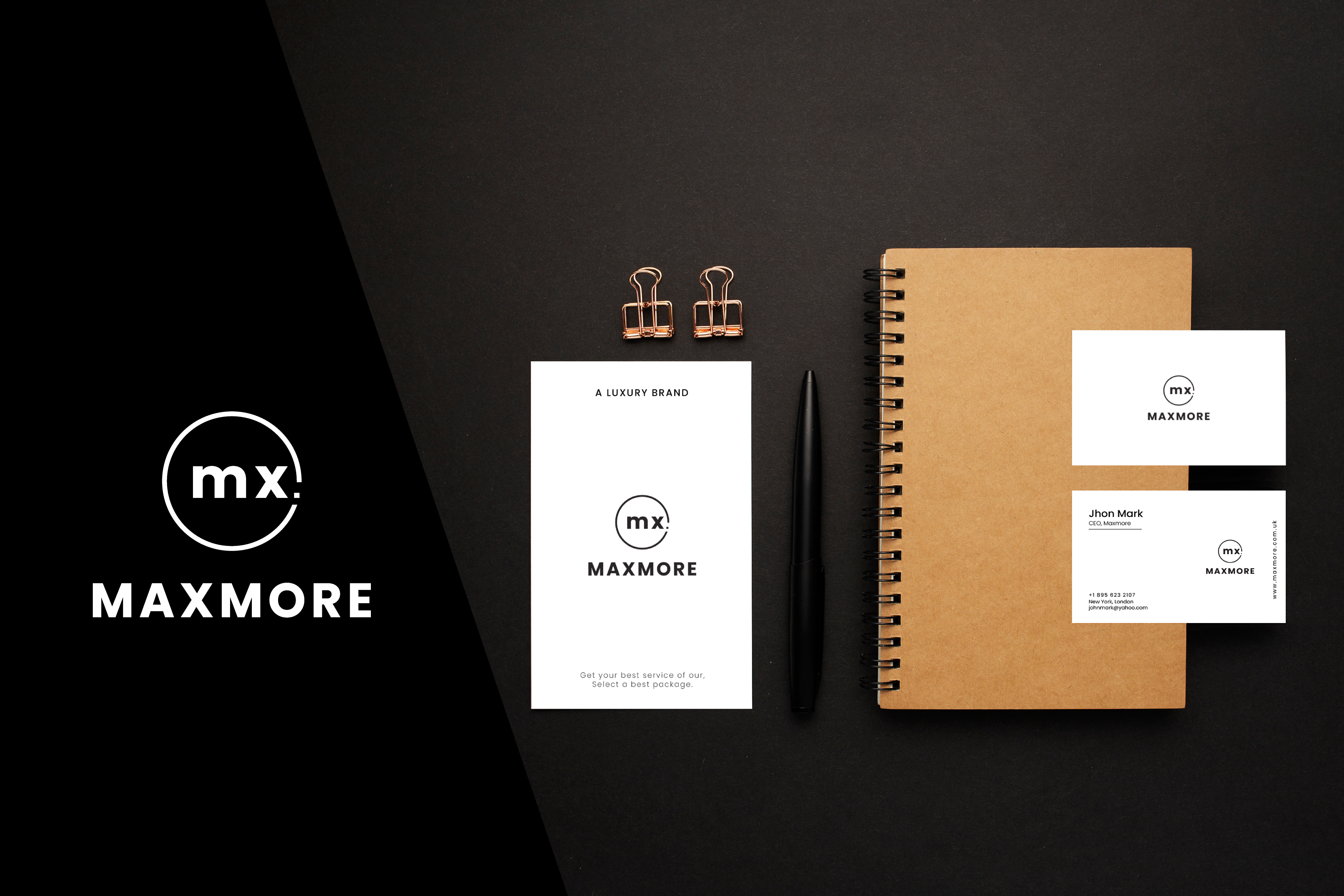 modern minimalist logo brand identity and logo guideline for existing or startup company