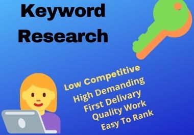 I will do impressive keyword research with competitors analysis