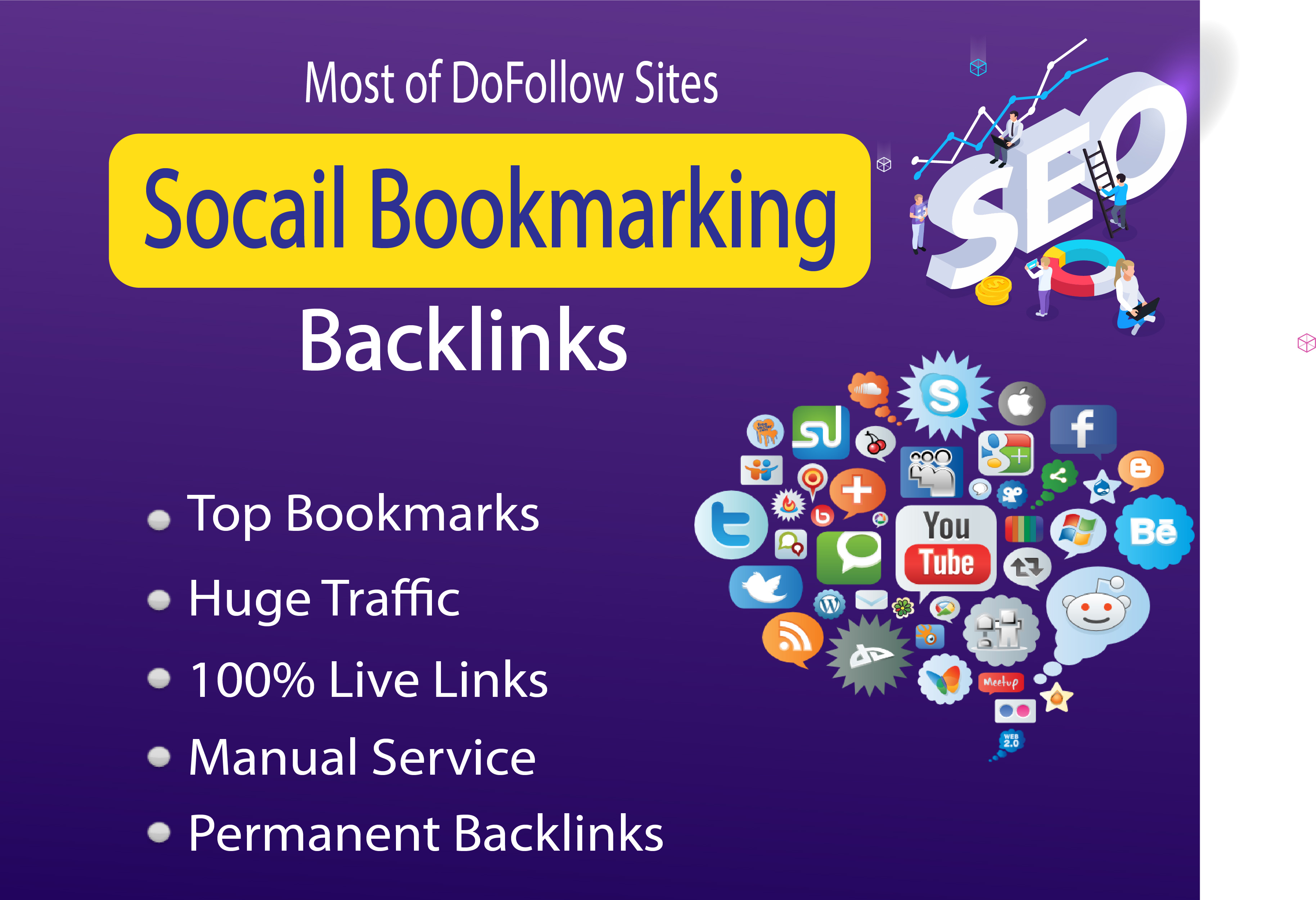 I Well Do 2000+ Manually High Authority Social Bookmarking Backlinks 