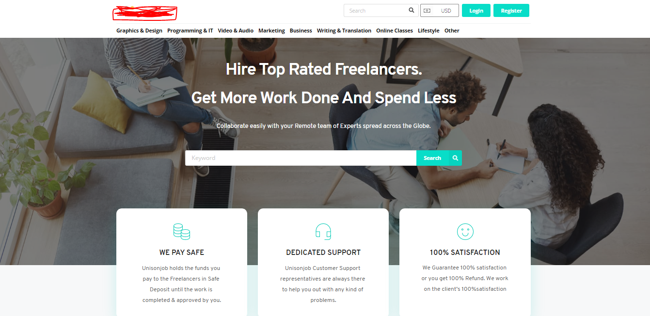 i will create freelance marketplace website 
