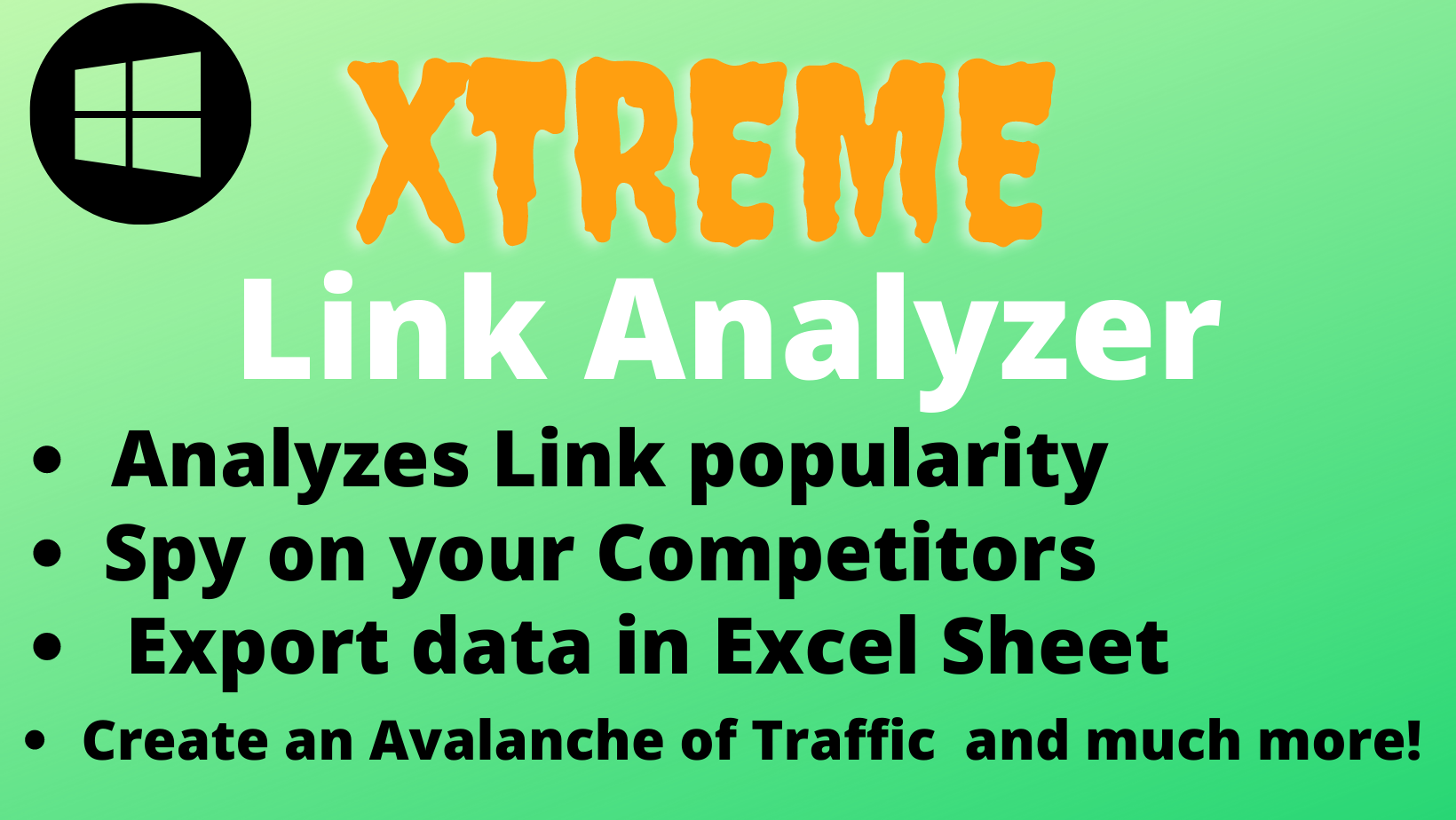 Xtreme Link analyzer can help you to spy on your competitors, analyzes link popularity of your site 