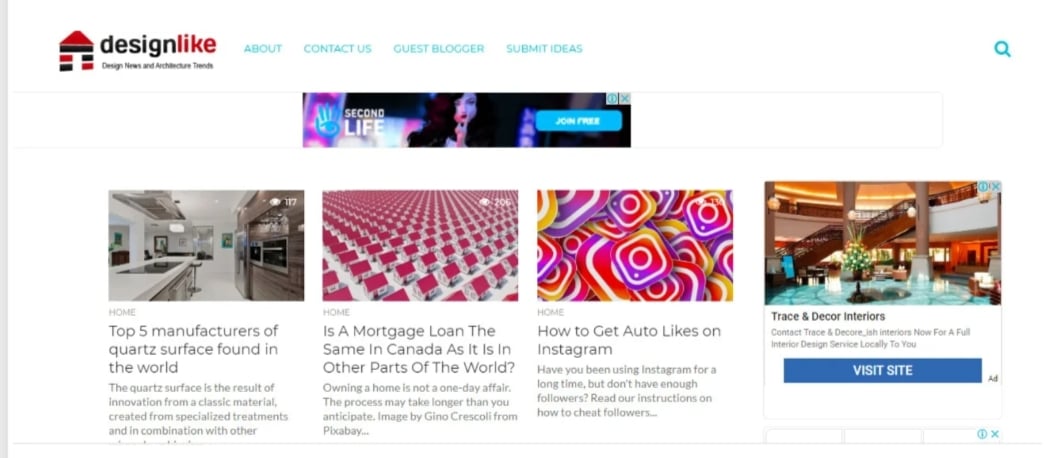 I will do guest post on residencestyle.com or thewowdecor.com or designlike.com