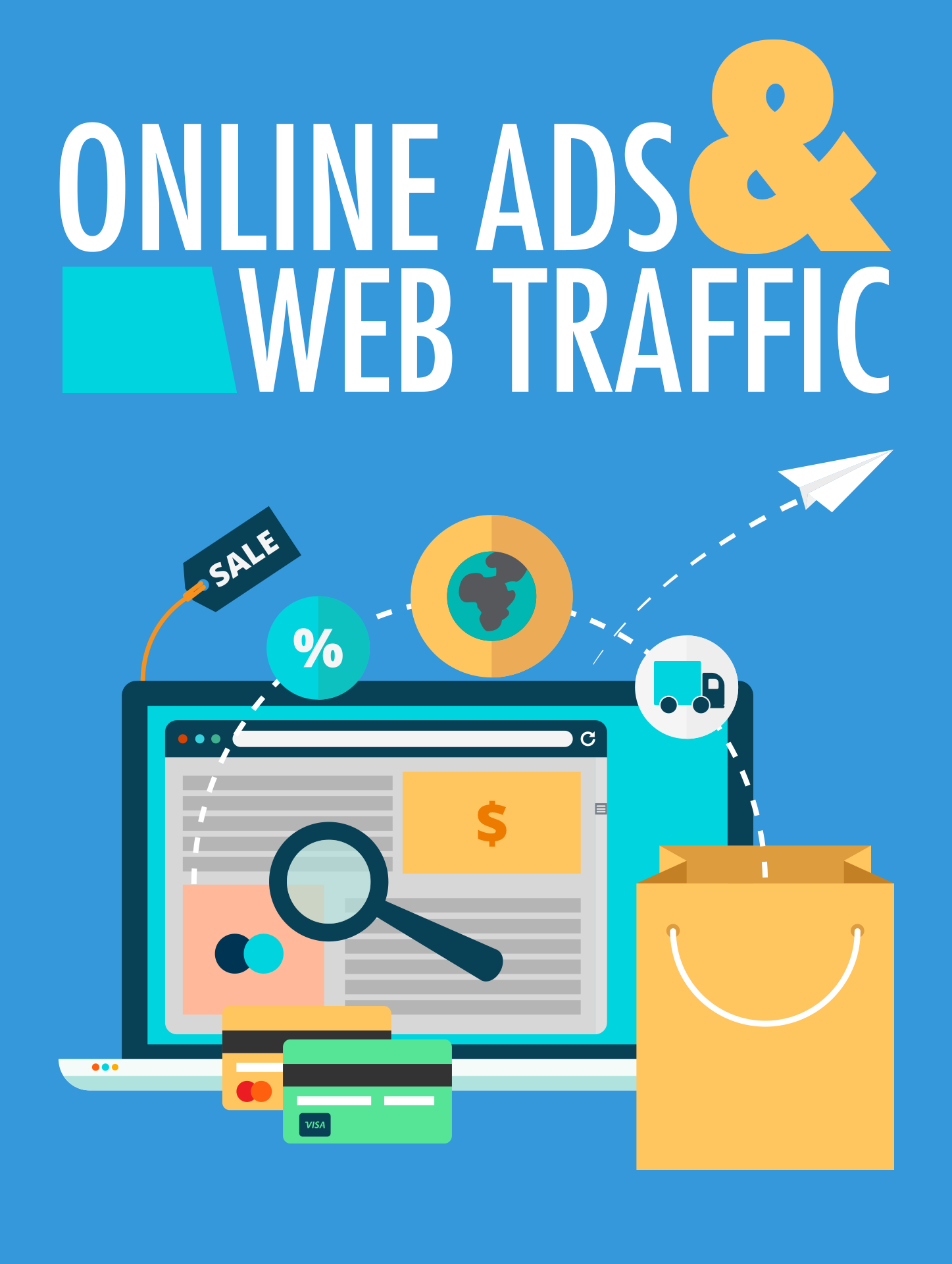Book For Online Ads Traffic .How to get traffic In your product and sell them 