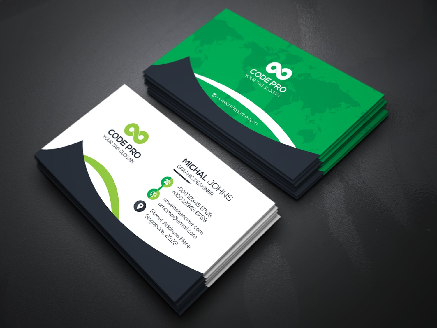 I will design professional stylish business cards for you