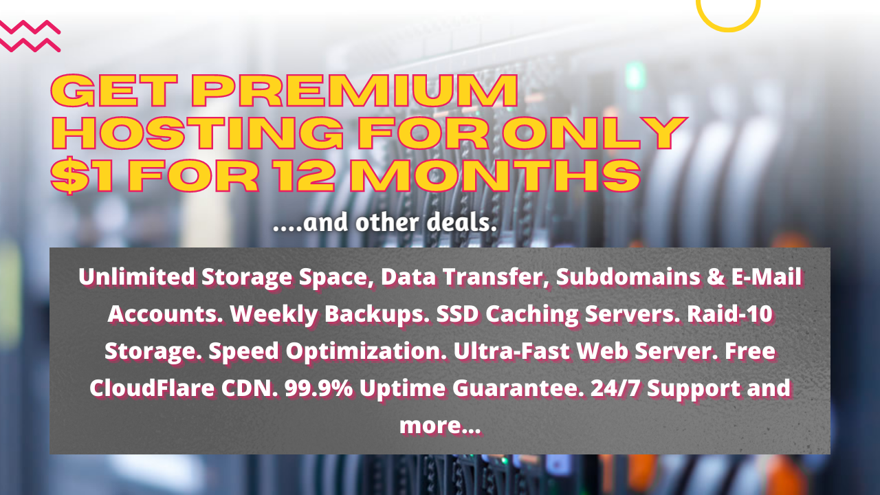 I will show you how to get web hosting for just 1 dollar per first year [LIMITED] 