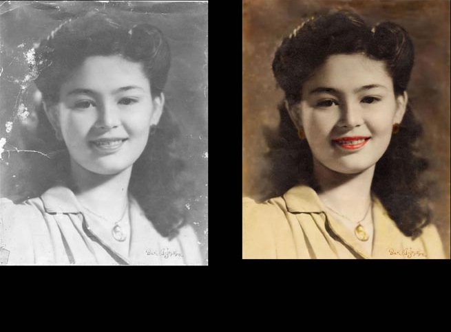 Black and white photo Restoration