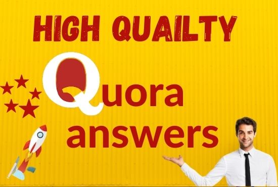I will rank your website with 40 High Quality Quora answers 