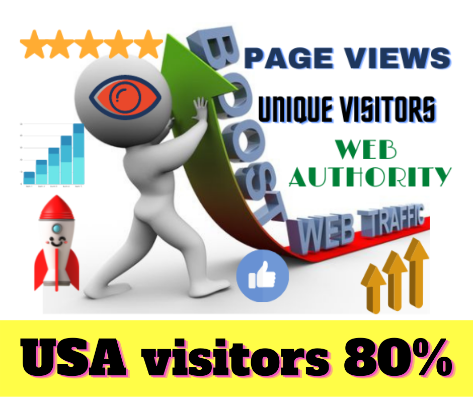 I Will Send USA Web Traffic Visitors +30K