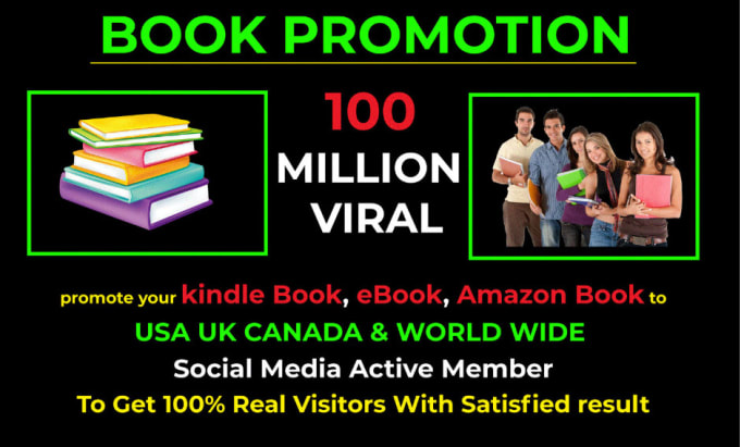 I will promote your kindle ebook on social media and my high traffic websiteI will promote your kind