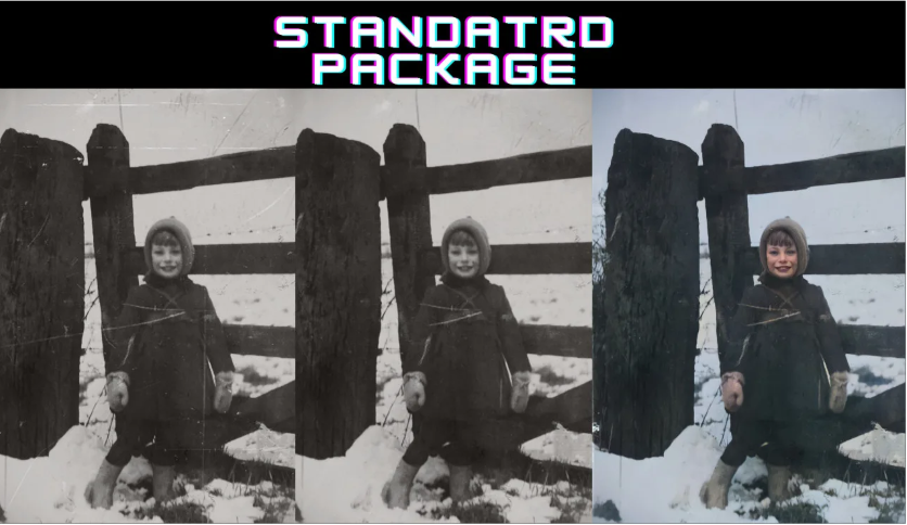 I will colorized edit and restore your cracked scratched old photos.