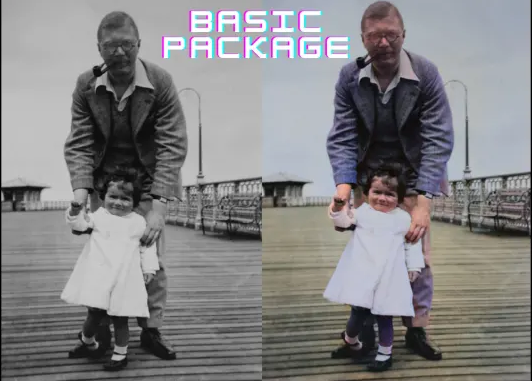 I will colorized edit and restore your cracked scratched old photos.