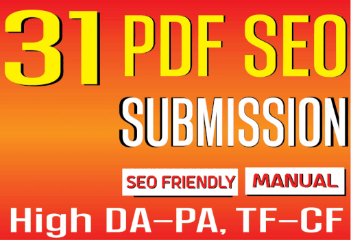 Manually PDF or DOC Submission to Top 31 SEO Friendly PDF Sharing and Submission Sites 
