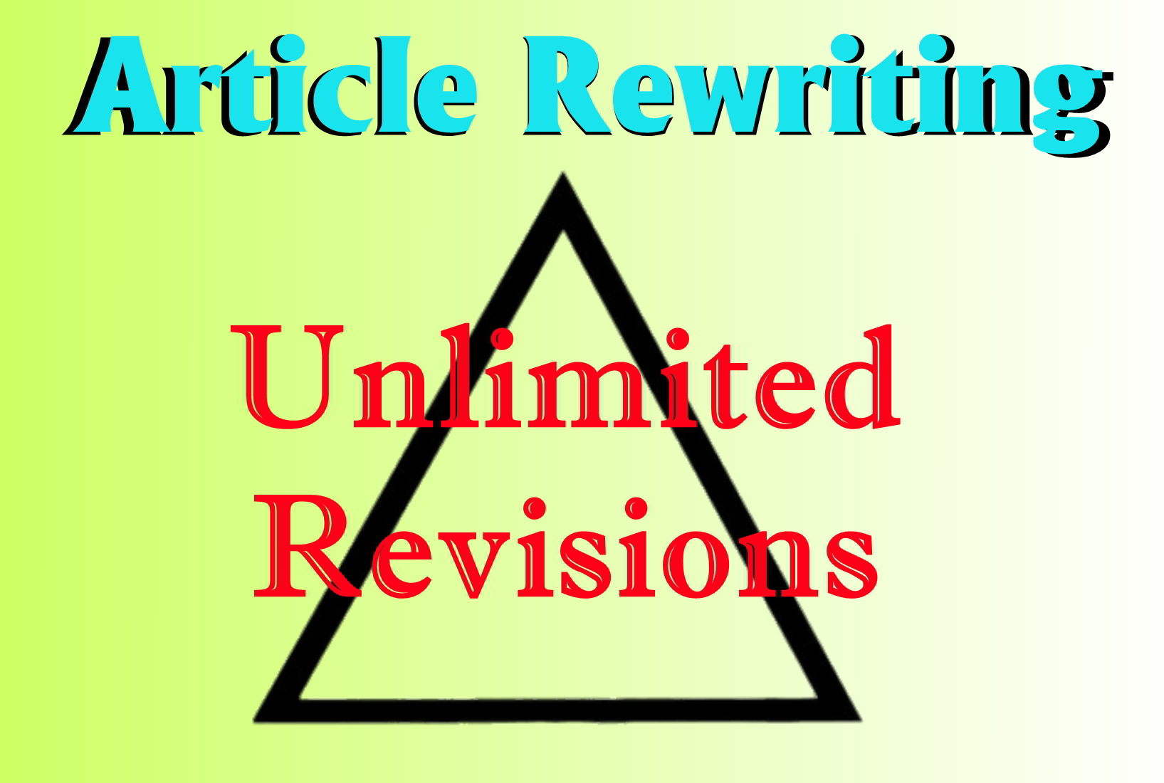 Article Rewriting - SEO improved and completely unique content guarantied