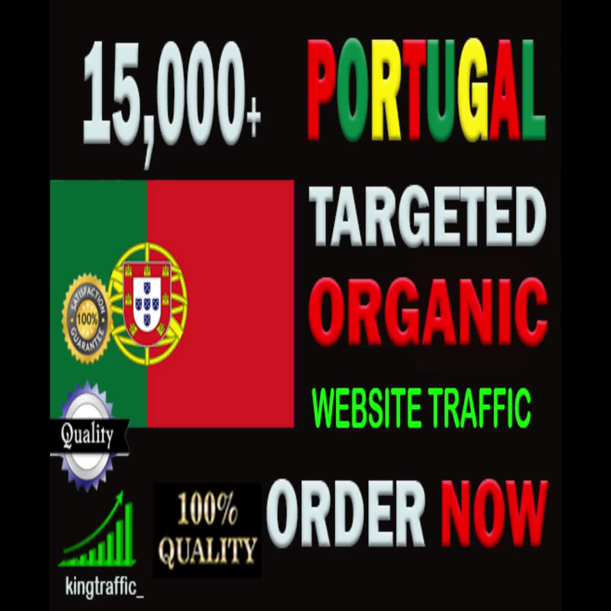 15,000 High Quality Portuguese web visitors real targeted Genuine web traffic from Portugal
