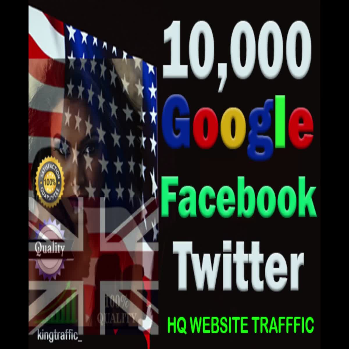 10000 Active Country Targeted HQ Website Traffic For 10 Days