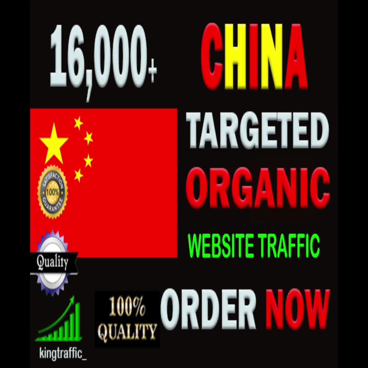 16,000 Active Quality Chinese web visitors real targeted Genuine Organic web traffic from China