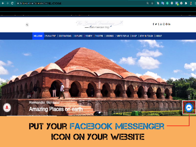 I will fix Facebook Messenger chatroom to your Website