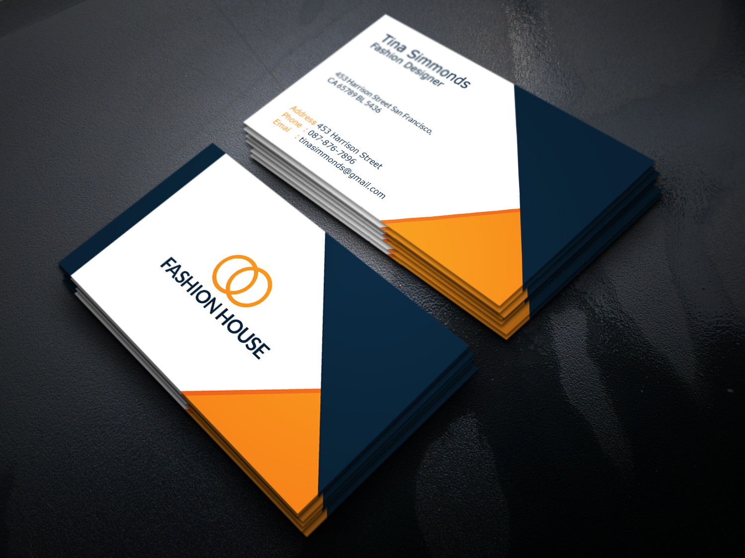 I will make professional modern business card design