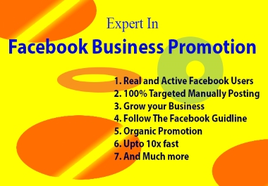 I Will Do Best Organic Promotion for Your Business.