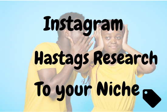I will Research 30 Hashtags to grow your Instagram Fa...