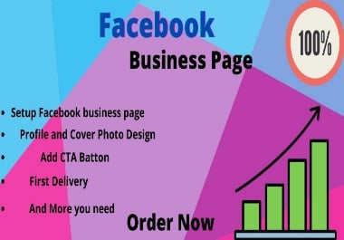 I will create a Facebook business page integration an...