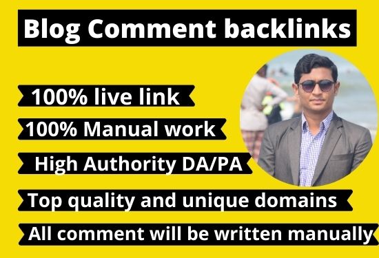 I will create 300 dofollow blog comment High quality backlinks