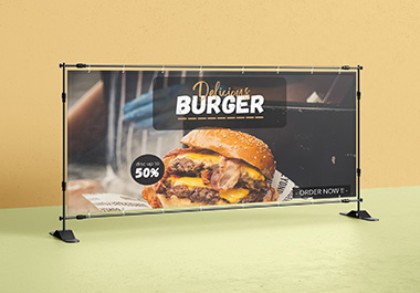 I will design roll up banner,pull up banner,retractable,x stand banner,bill board,flex,signage,yard